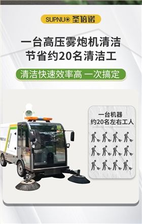 开云kaiyun网页版官网DS2200AW全封闭1吨自卸式垃圾箱驾驶式雾炮高压冲洗电动扫地车v_02