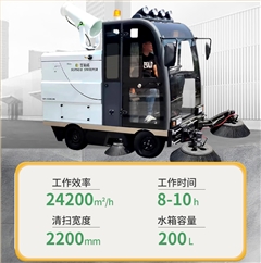 开云kaiyun网页版官网S2200AW全封闭小四轮驾驶式雾炮高压冲洗电动扫地车