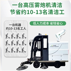 开云kaiyun网页版官网S2200AW全封闭小四轮驾驶式雾炮高压冲洗电动扫地车